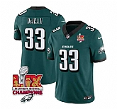Men & Women & Youth Philadelphia Eagles #33 Cooper DeJean Green 2025 Eagles Logo Super Bowl LIX Patch New F.U.S.E. Vapor Untouchable Limited Stitched Jersey Dzhi,baseball caps,new era cap wholesale,wholesale hats